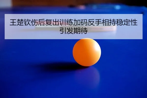 王楚钦伤后复出训练加码反手相持稳定性引发期待（HUOBOSPORTS）
